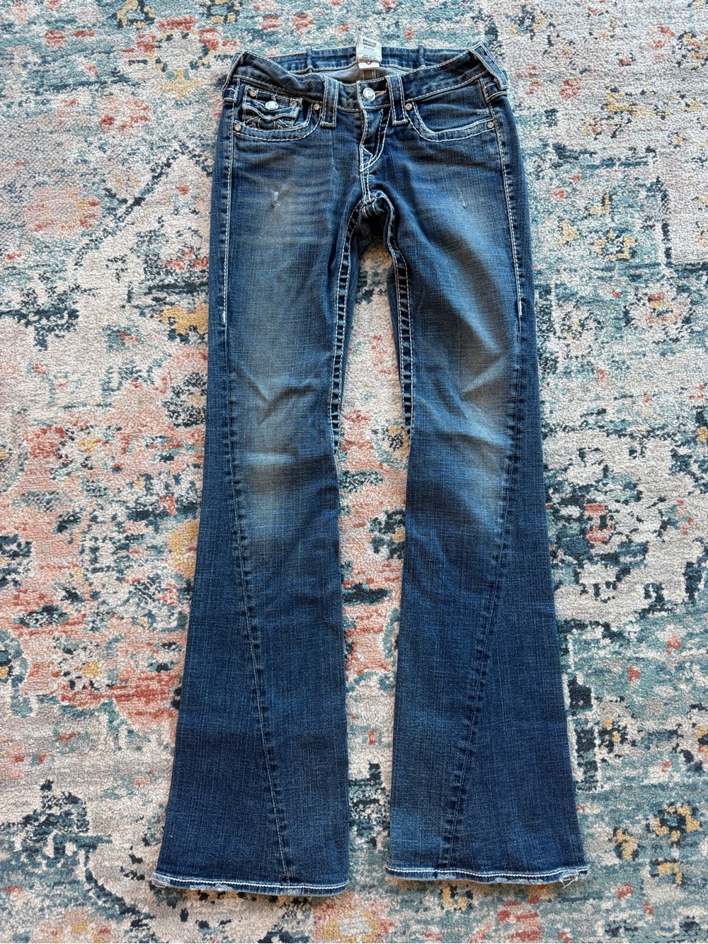 True Religion Joey Super T Flap Flare Jeans
Size 26